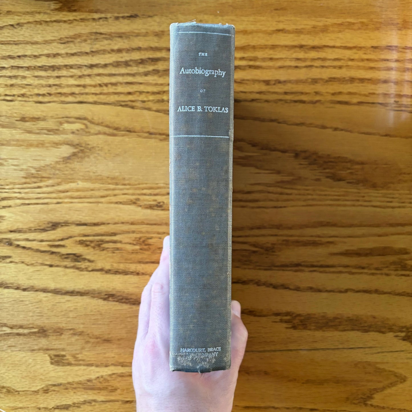 (Gertrude Stein) The Autobiography of Alice B. Toklas - Signed