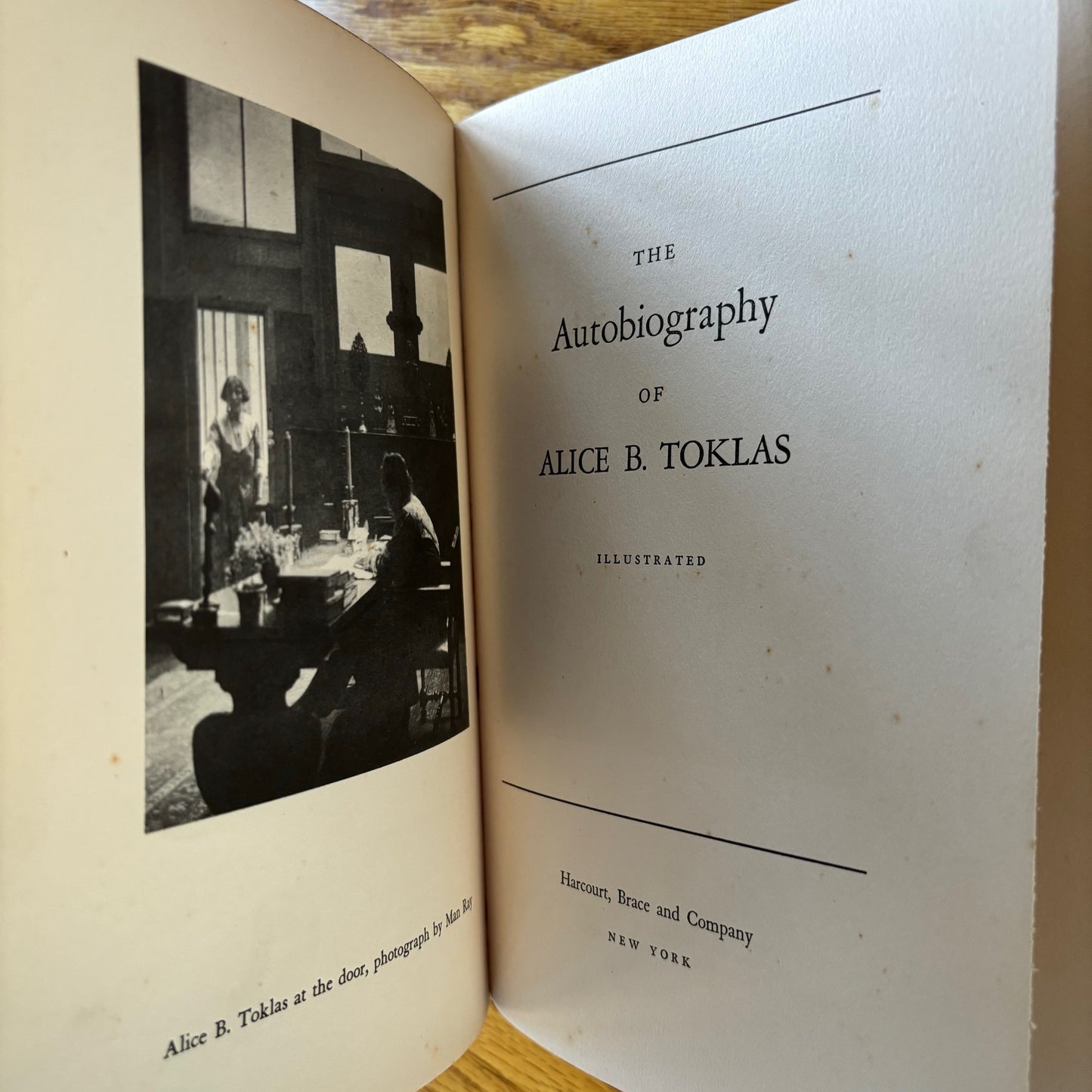 (Gertrude Stein) The Autobiography of Alice B. Toklas - Signed