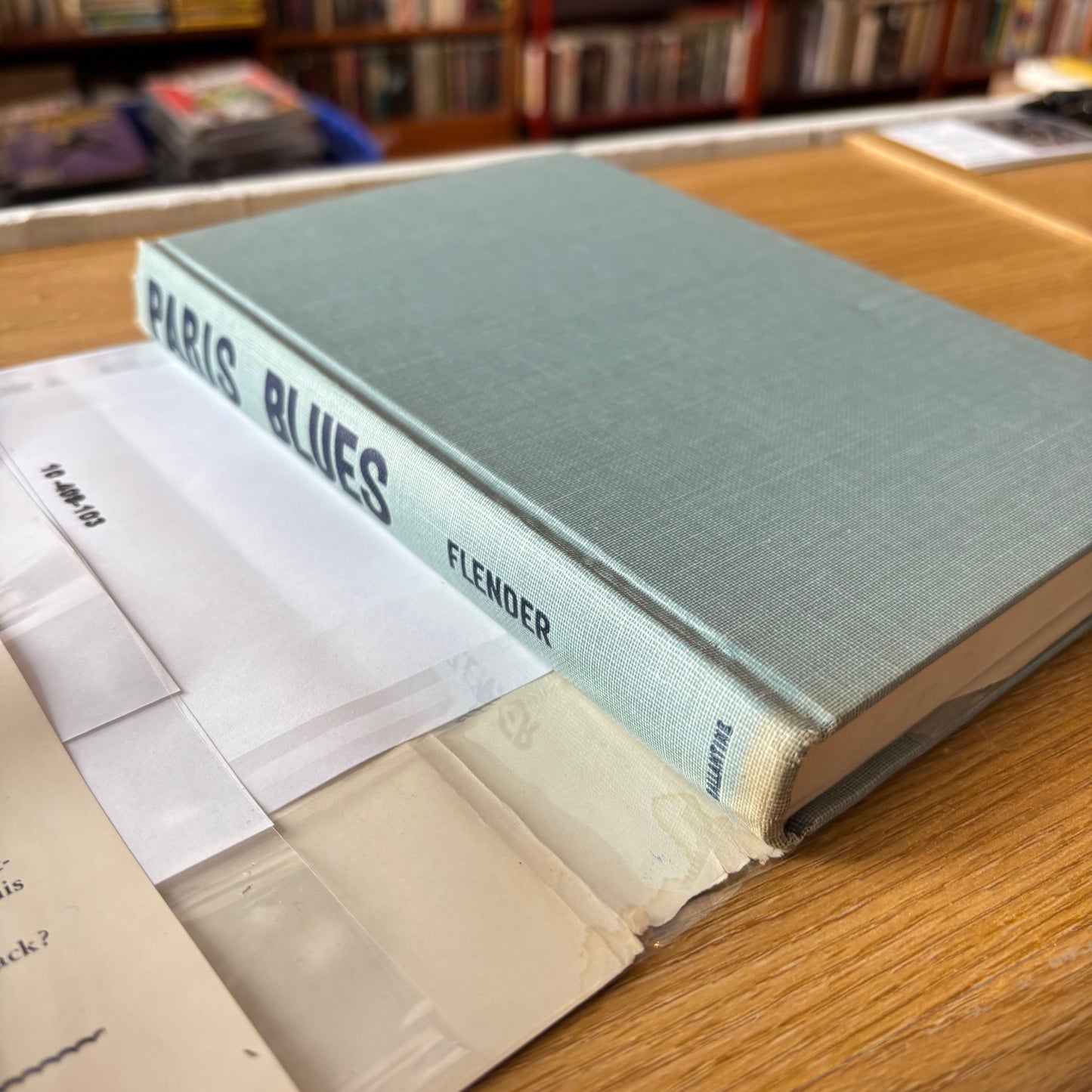 Harold Flender - Paris Blues - First Edition