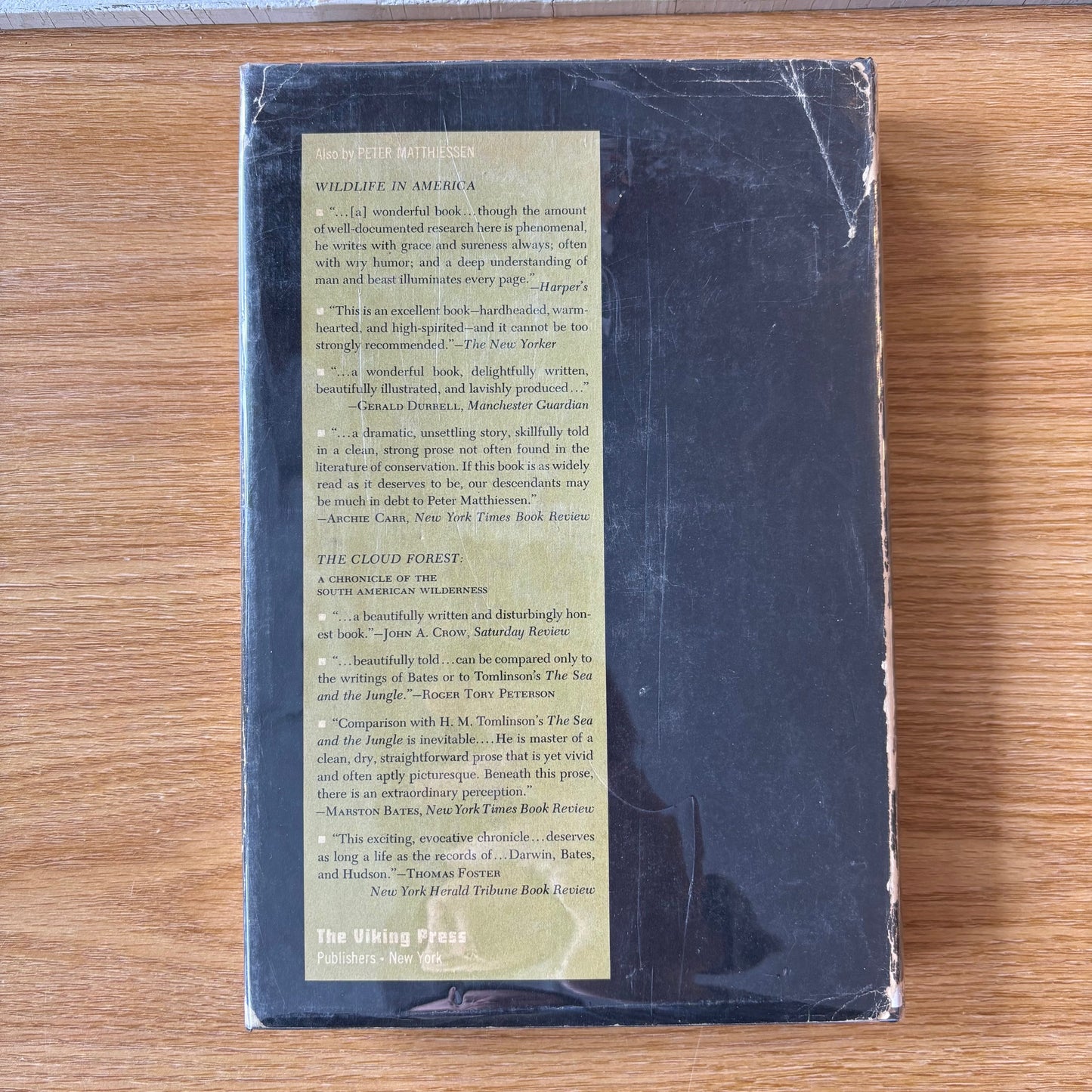 Peter Matthiessen - Under the Mountain Wall - First Edition