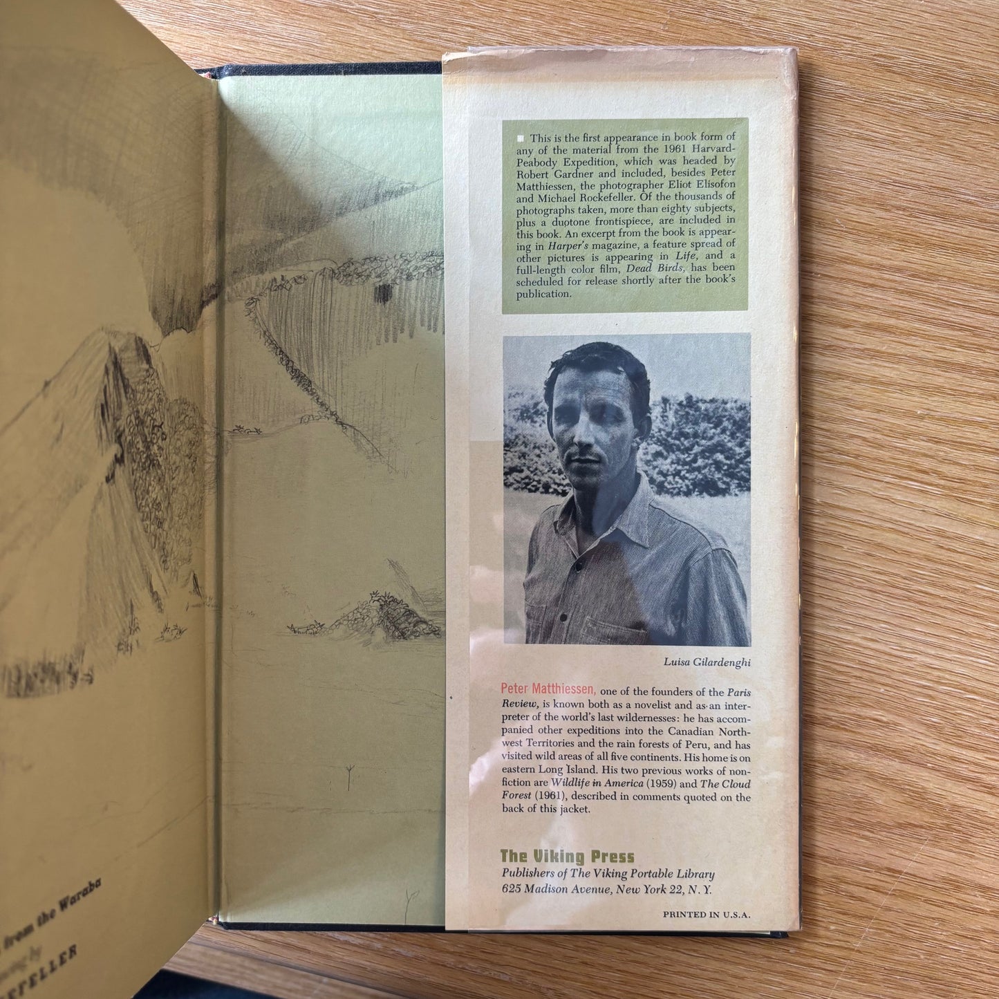 Peter Matthiessen - Under the Mountain Wall - First Edition