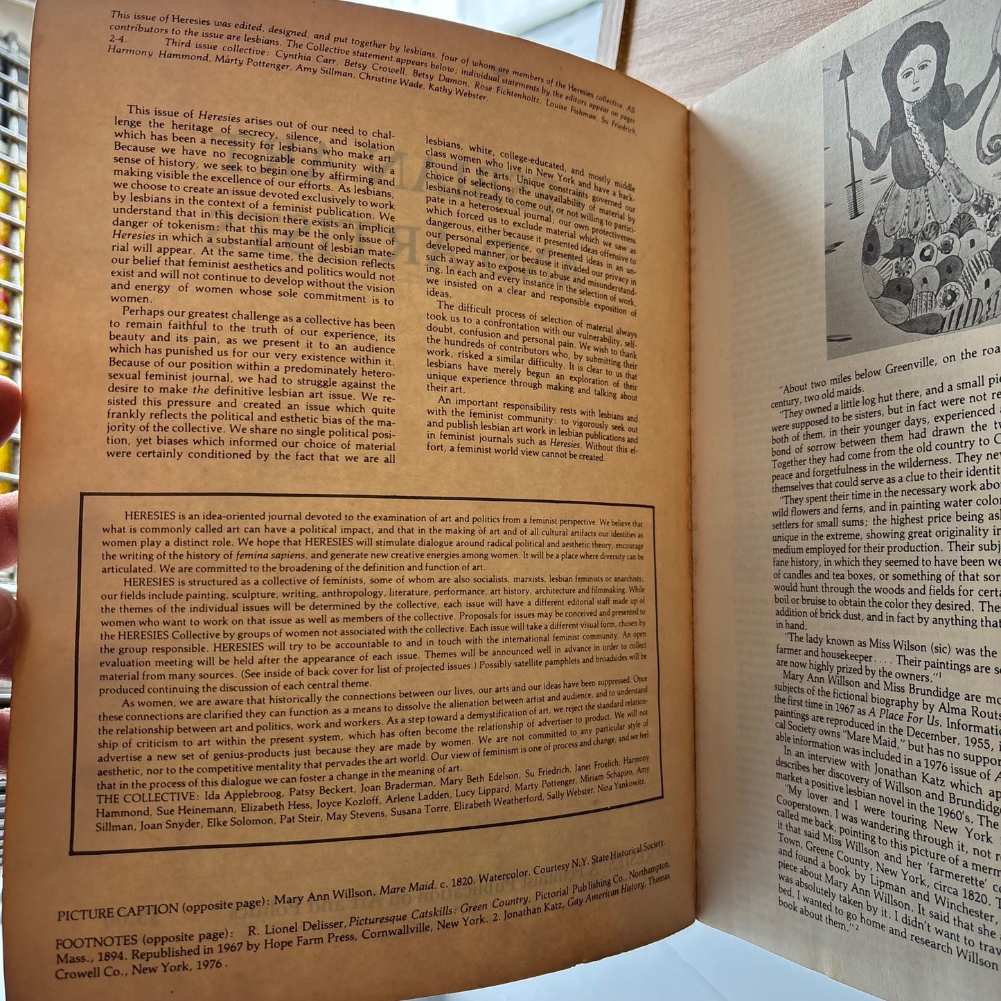Heresies: A Feminist Publication on Art and Politics No. 3, Fall 1977 - Lesbian Art and Artists