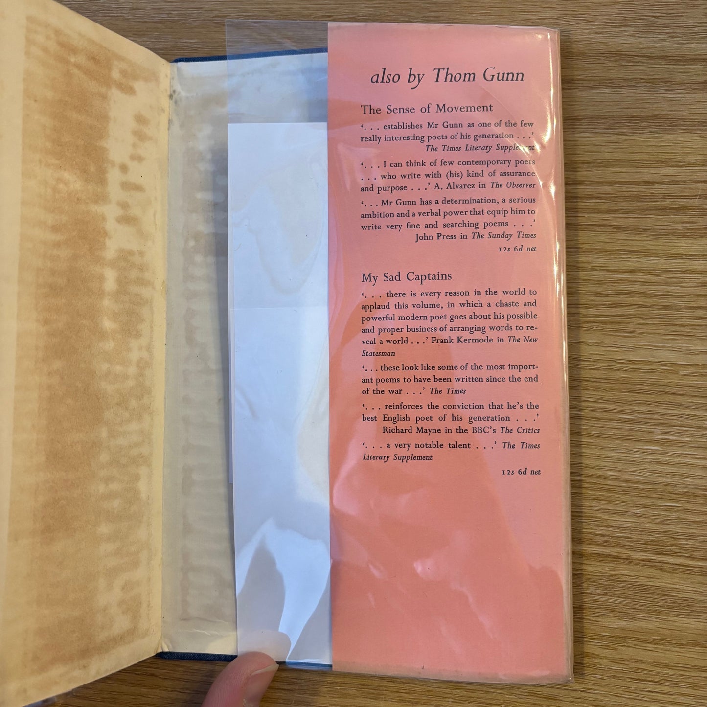 Thom Gunn - Fighting Terms