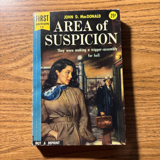John D. MacDonald - Area of Suspicion - First Edition