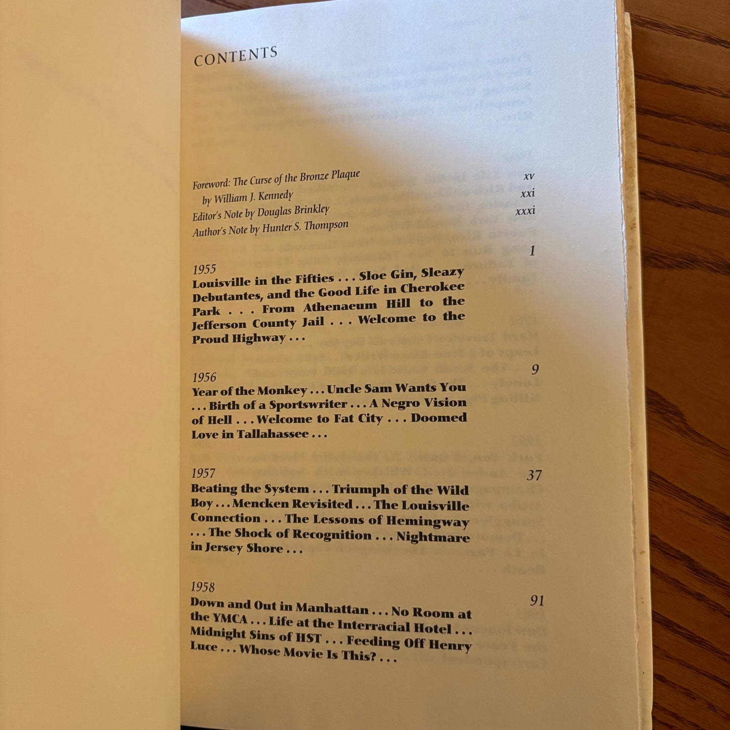 Hunter S. Thompson - The Proud Highway: Saga of a Desperate Southern Gentleman 1955-1967 - First Edition
