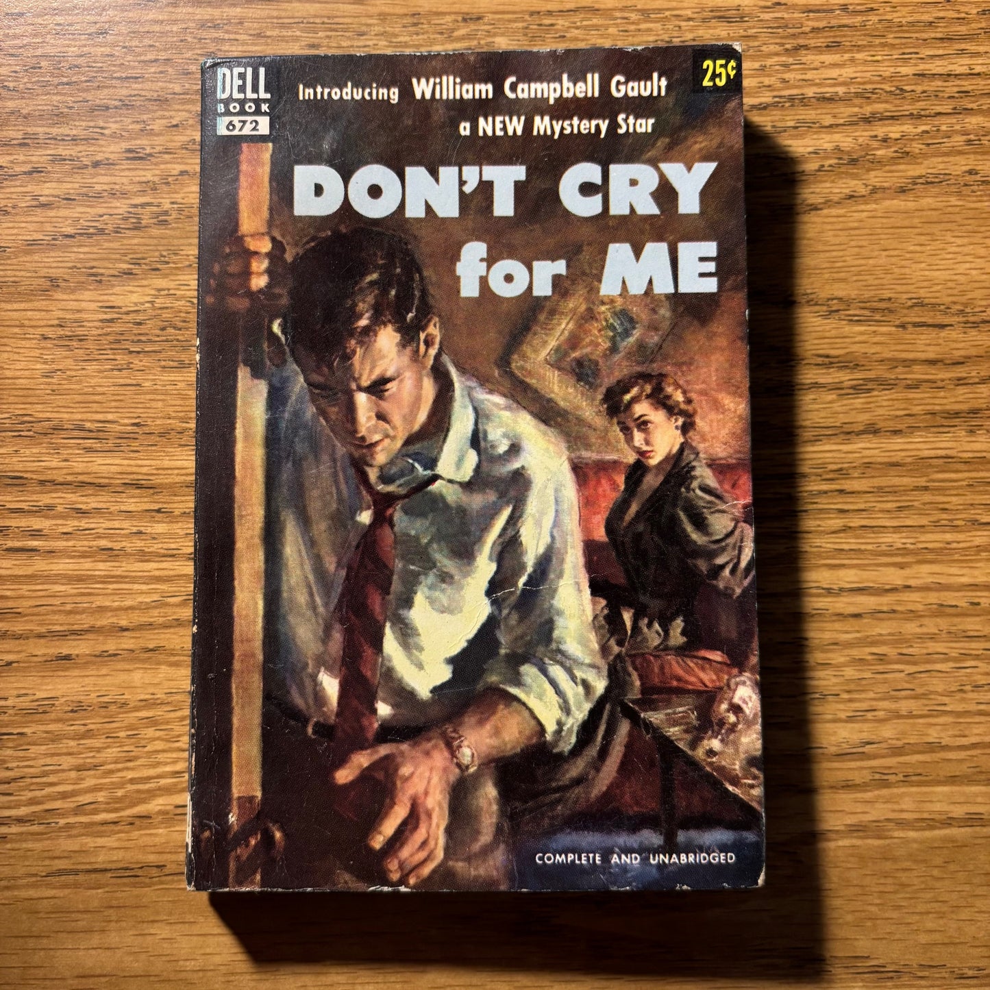 William Campbell Gault - Don't Cry For Me - First Edition Paperback