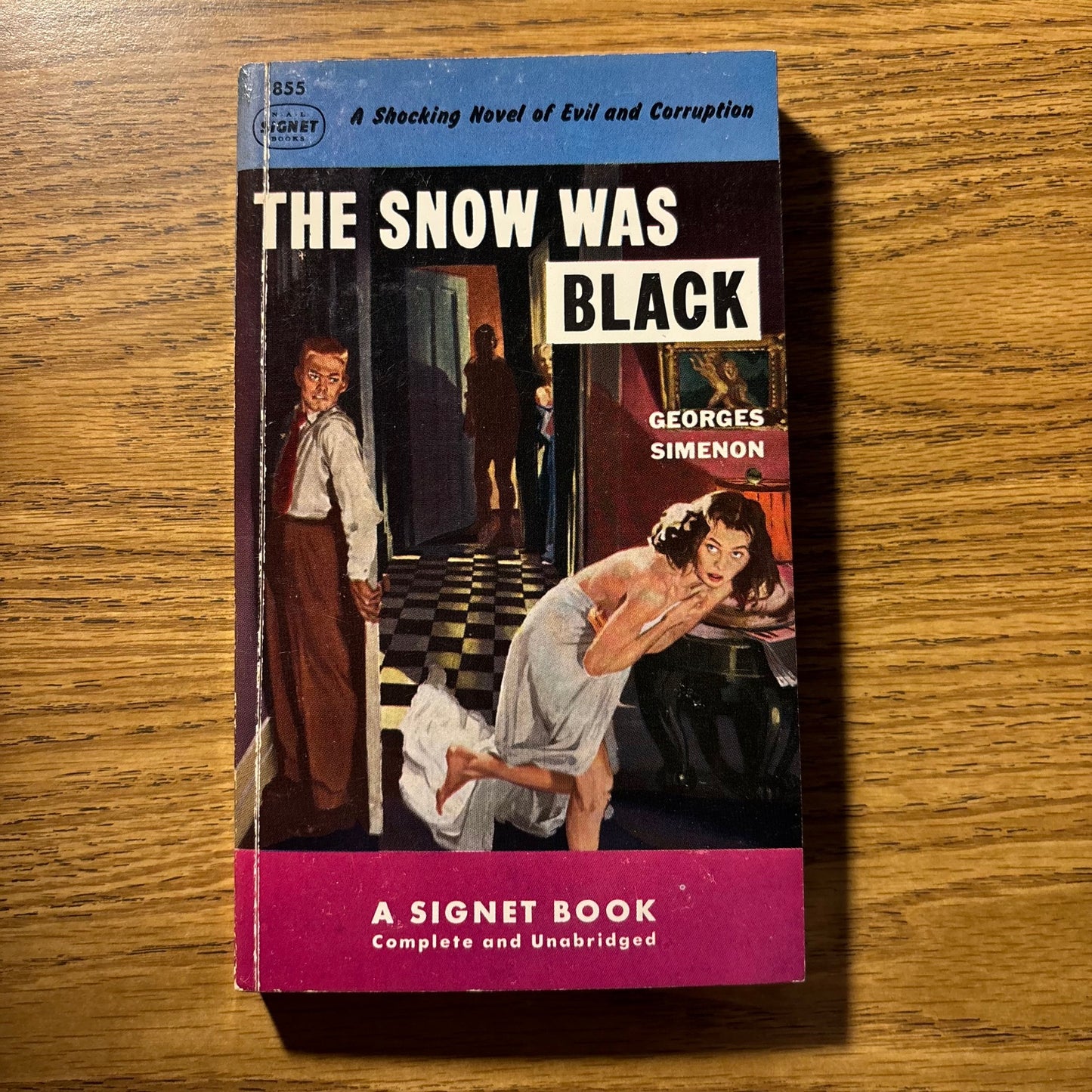 Georges Simenon - The Snow Was Black - First Edition Paperback