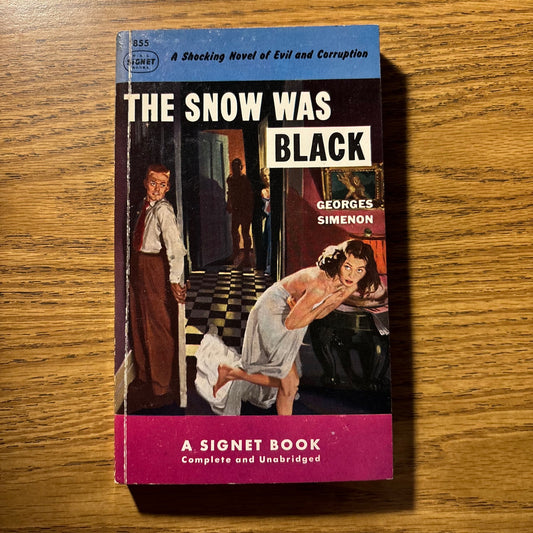 Georges Simenon - The Snow Was Black - First Edition Paperback