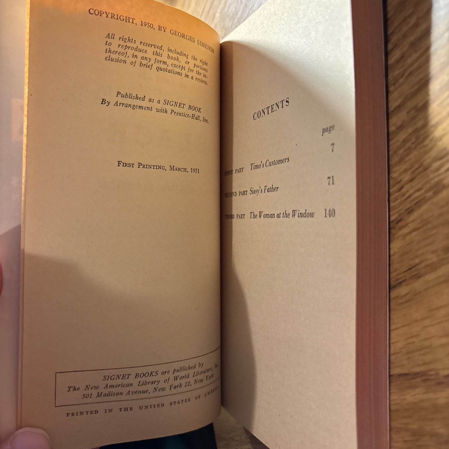 Georges Simenon - The Snow Was Black - First Edition Paperback
