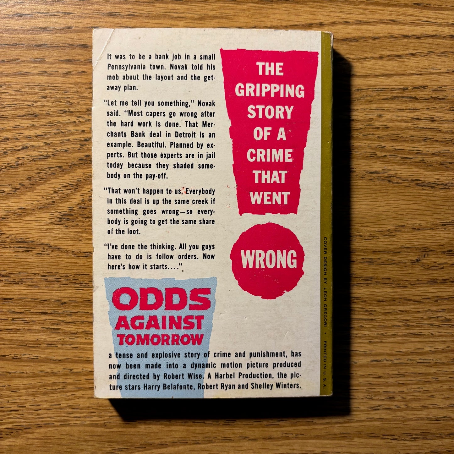 William P. McGivern - Odds Against Tomorrow