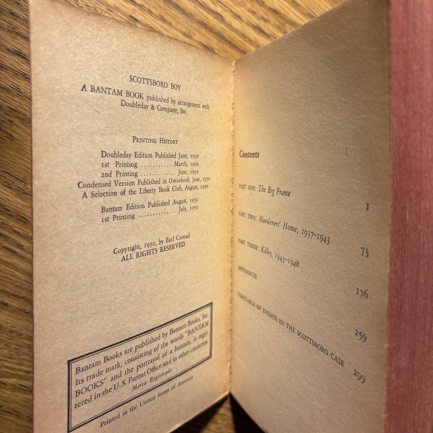 Haywood Patterson & Earl Conrad - Scottsboro Boy - First Edition Paperback