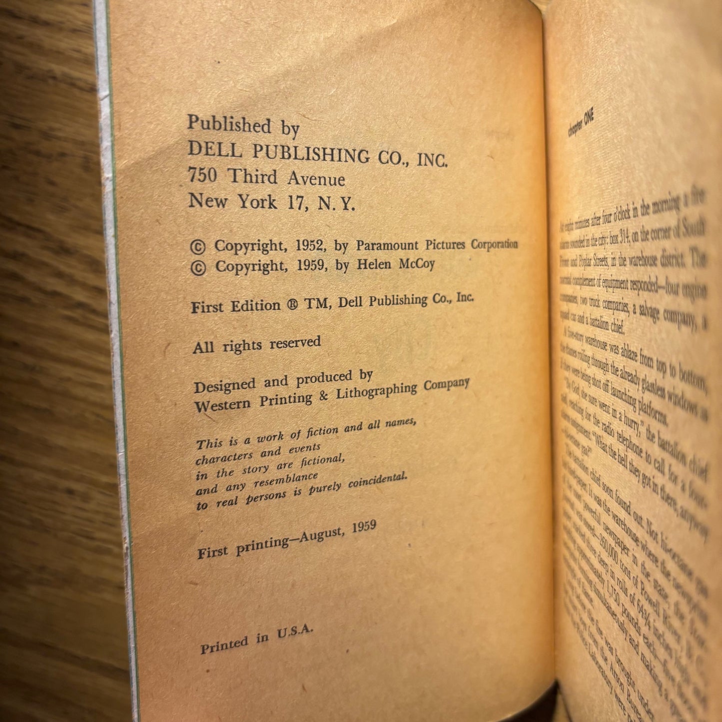 Horace McCoy - Corruption City - First Edition