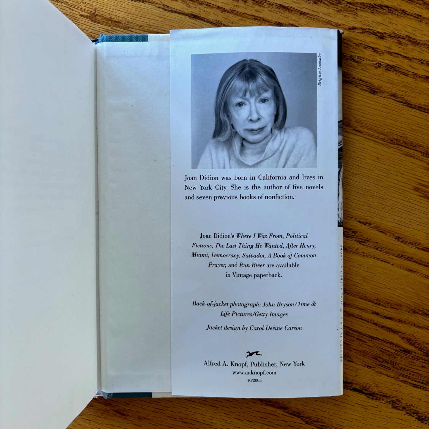 Joan Didion - The Year of Magical Thinking - First Edition