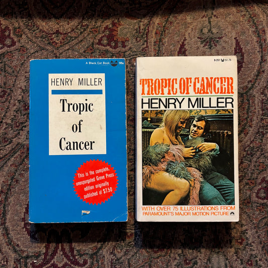 Henry Miller - Tropic of Cancer - First Edition Paperbacks