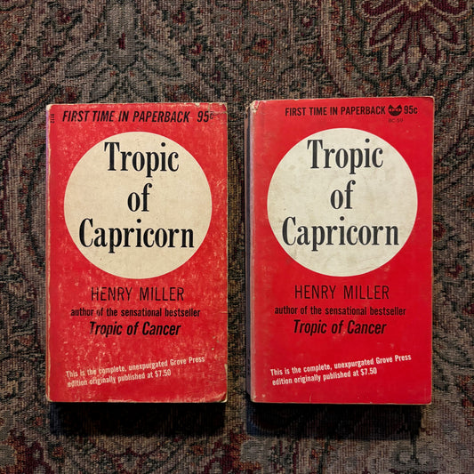 Henry Miller - Tropic of Capricorn - First Edtion Paperbacks