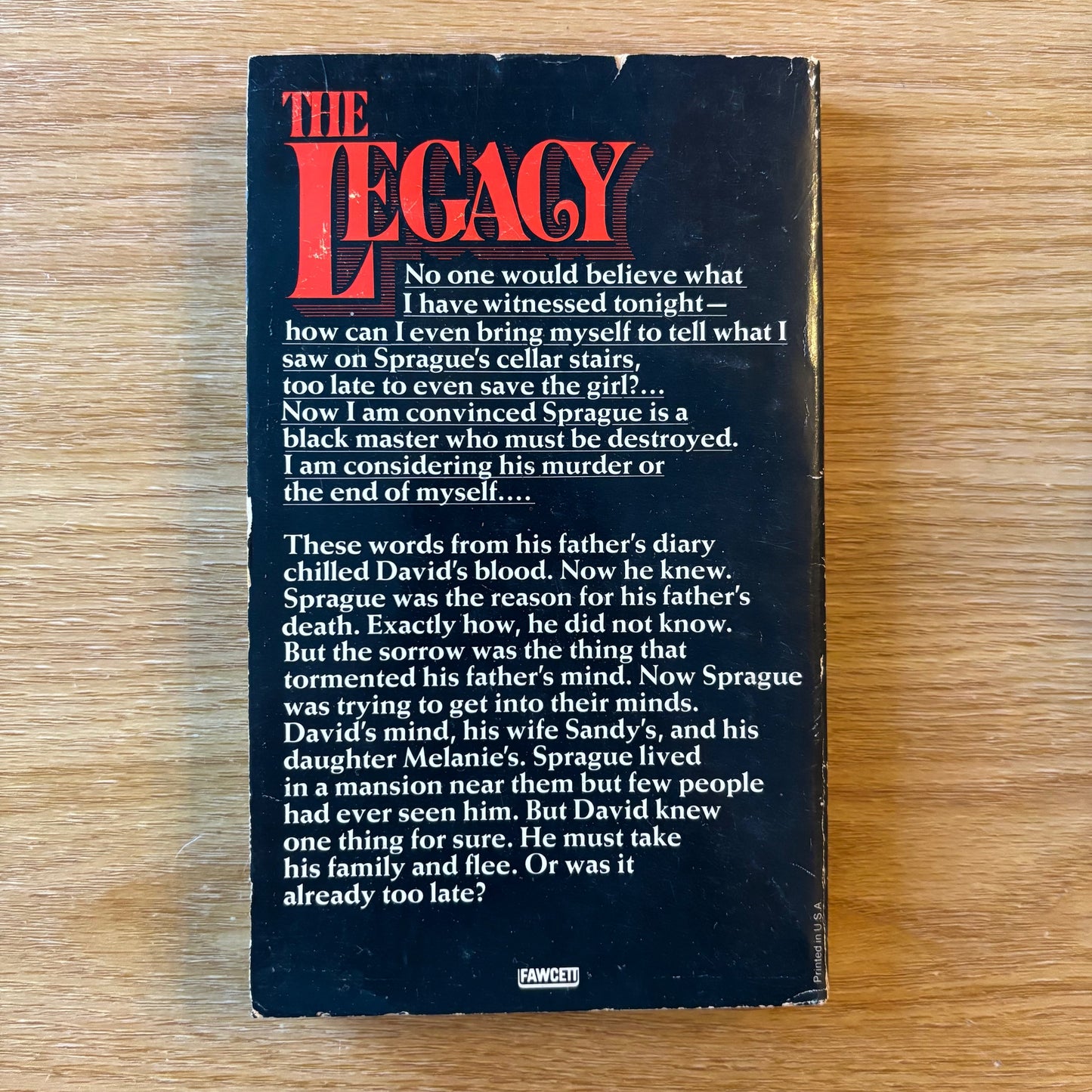 Jere Cunningham - The Legacy - First Edition