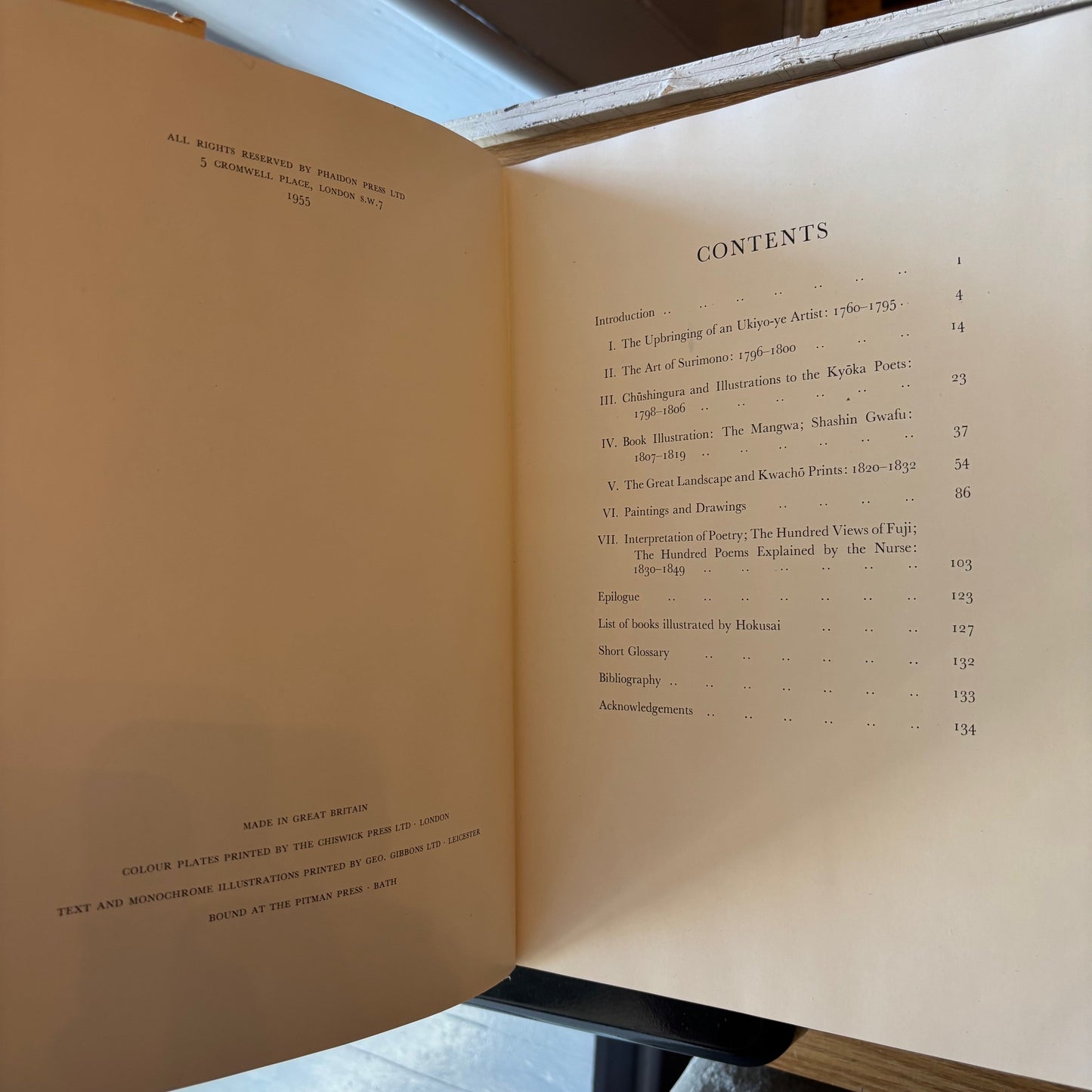 J. Hiller - Hokusai - First Edition