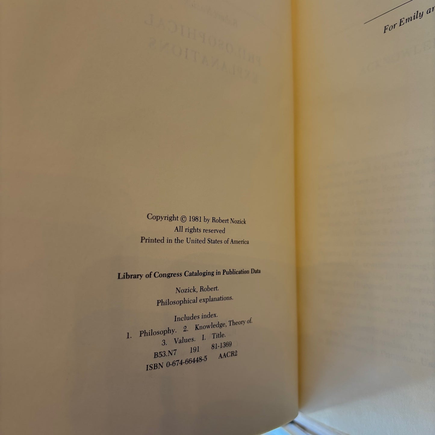 Robert Nozick - Philosophical Explanations