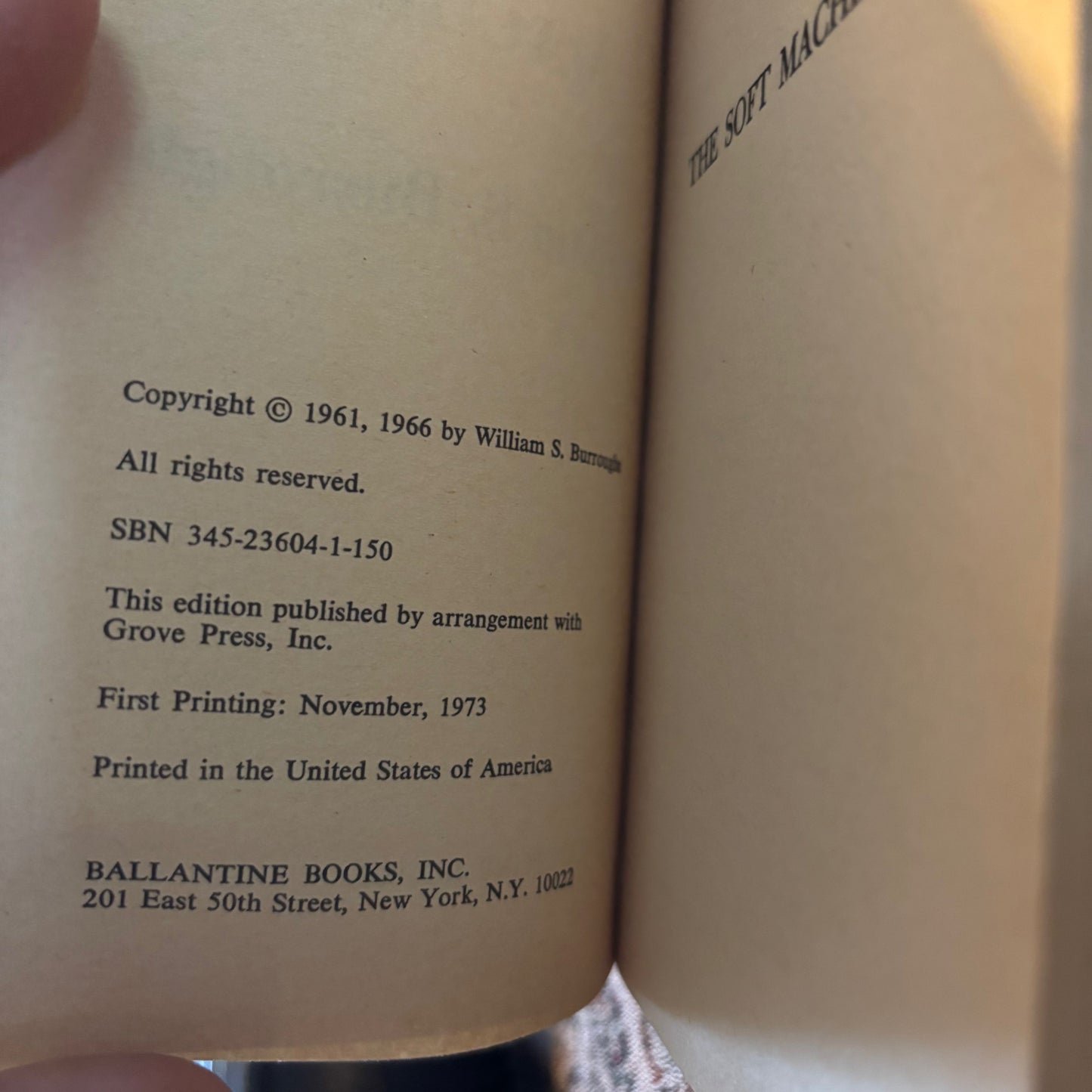 William Burroughs - The Soft Machine