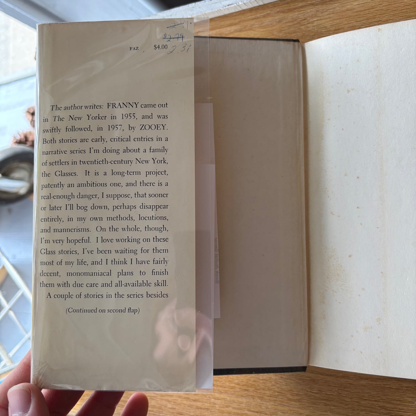 J.D. Salinger - Franny and Zooey - First Edition Later Printing
