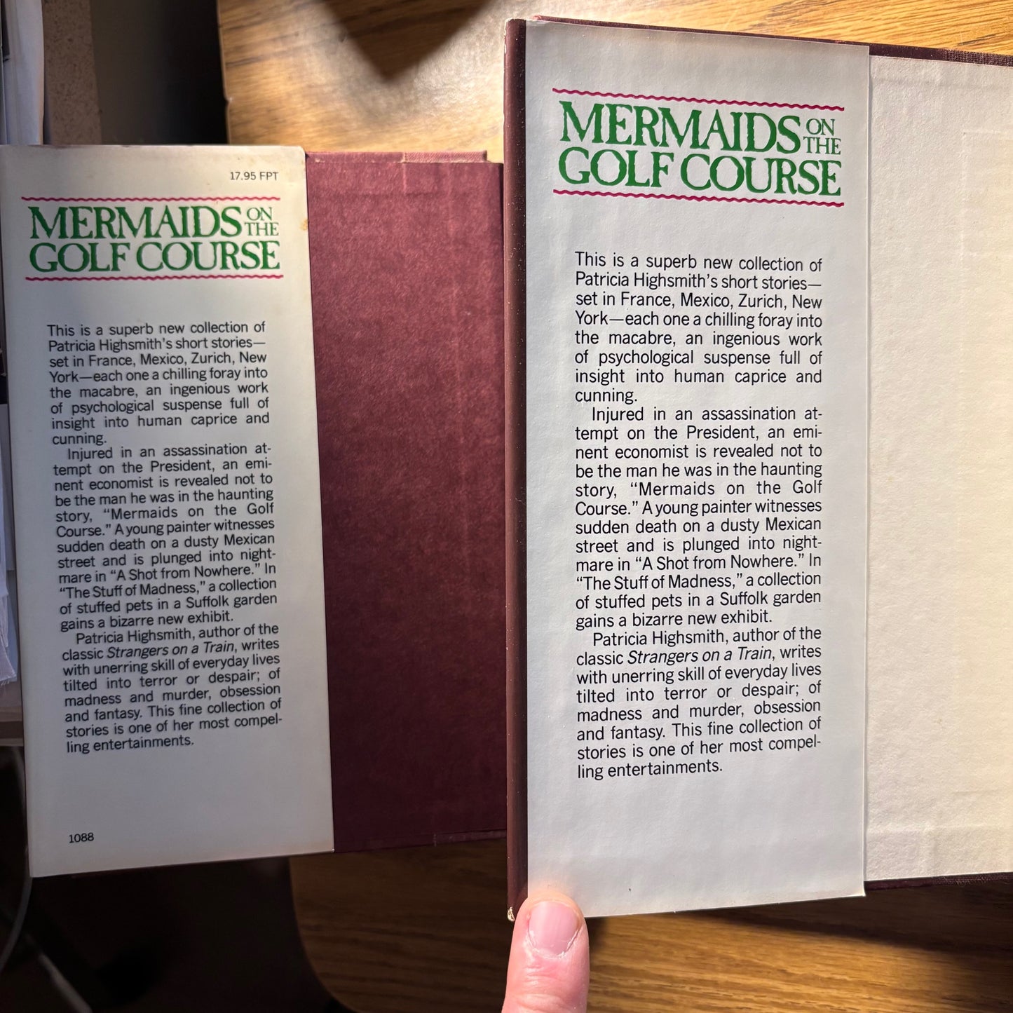 Patricia Highsmith - Mermaids on the Golf Course - First Edition & Book Club Edition
