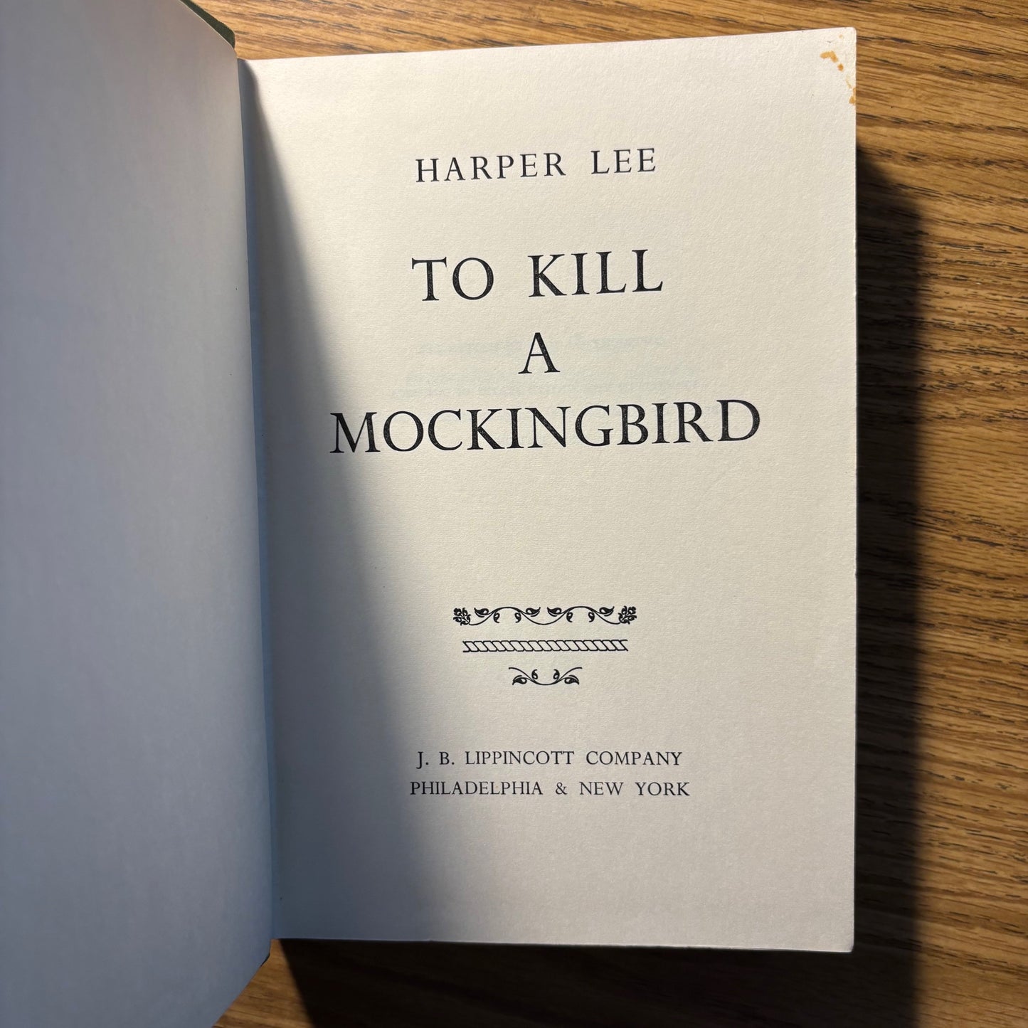Harper Lee - To Kill a Mockingbird - First Edition