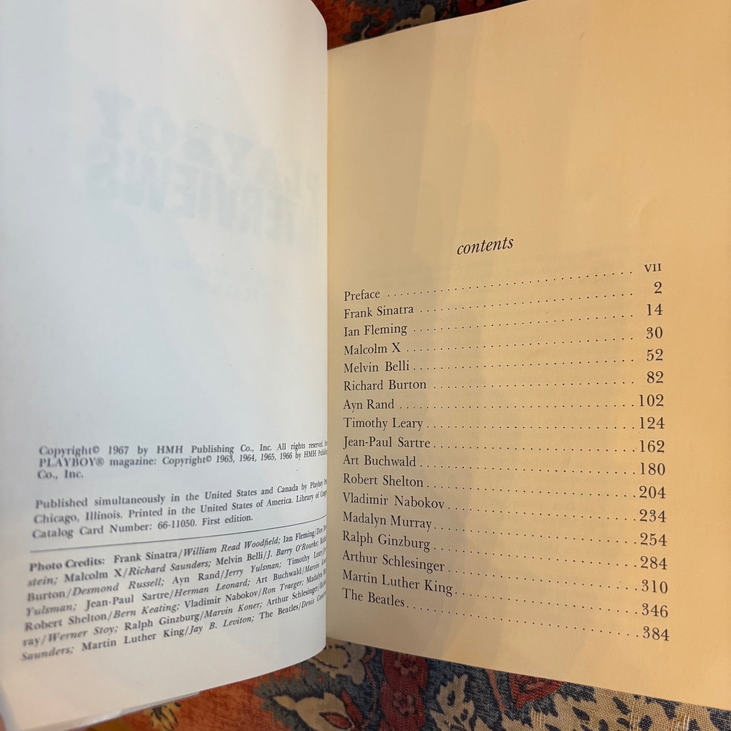 The Playboy Interviews - First Edition (1967)