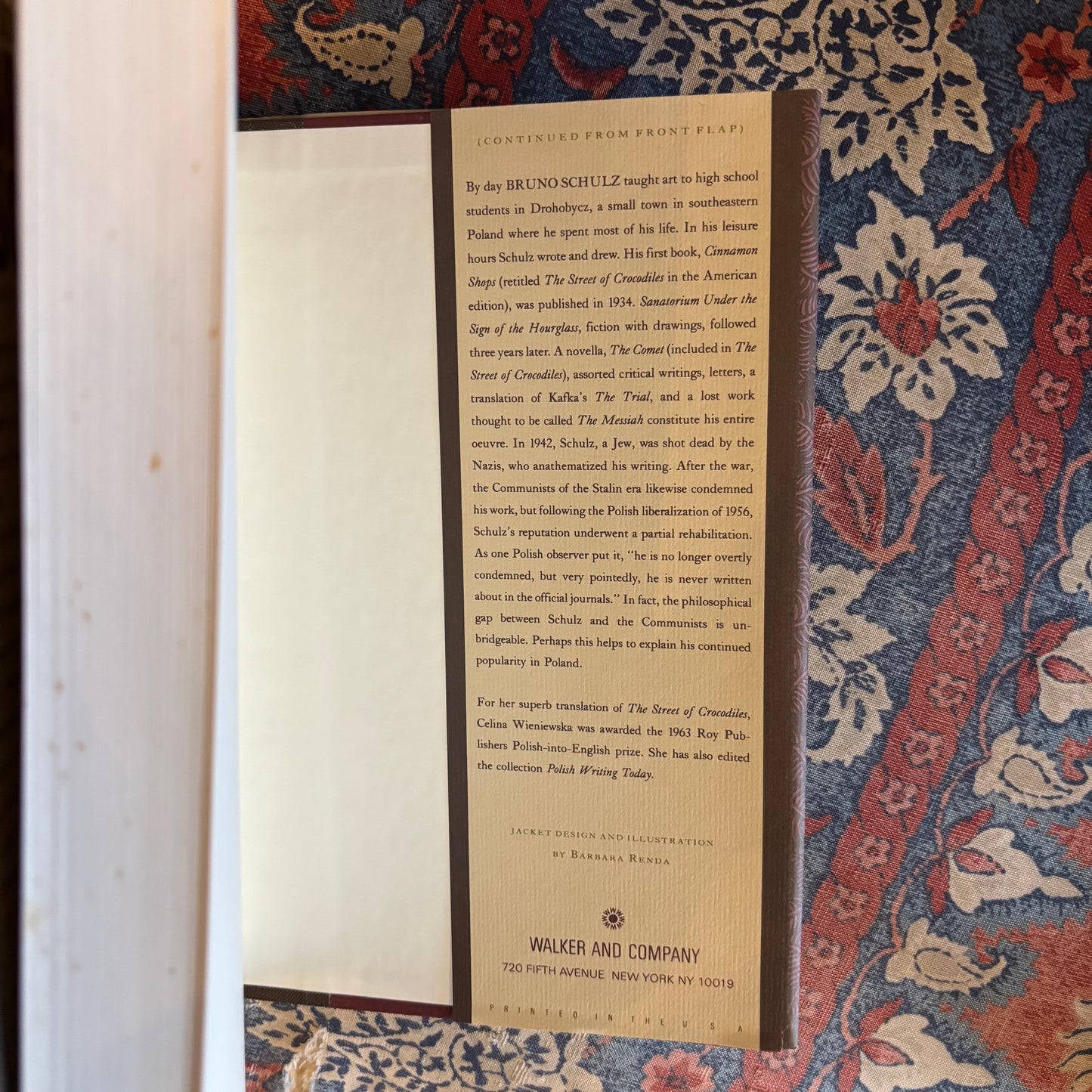Bruno Schulz - The Complete Fiction of Bruno Schulz - First Edition
