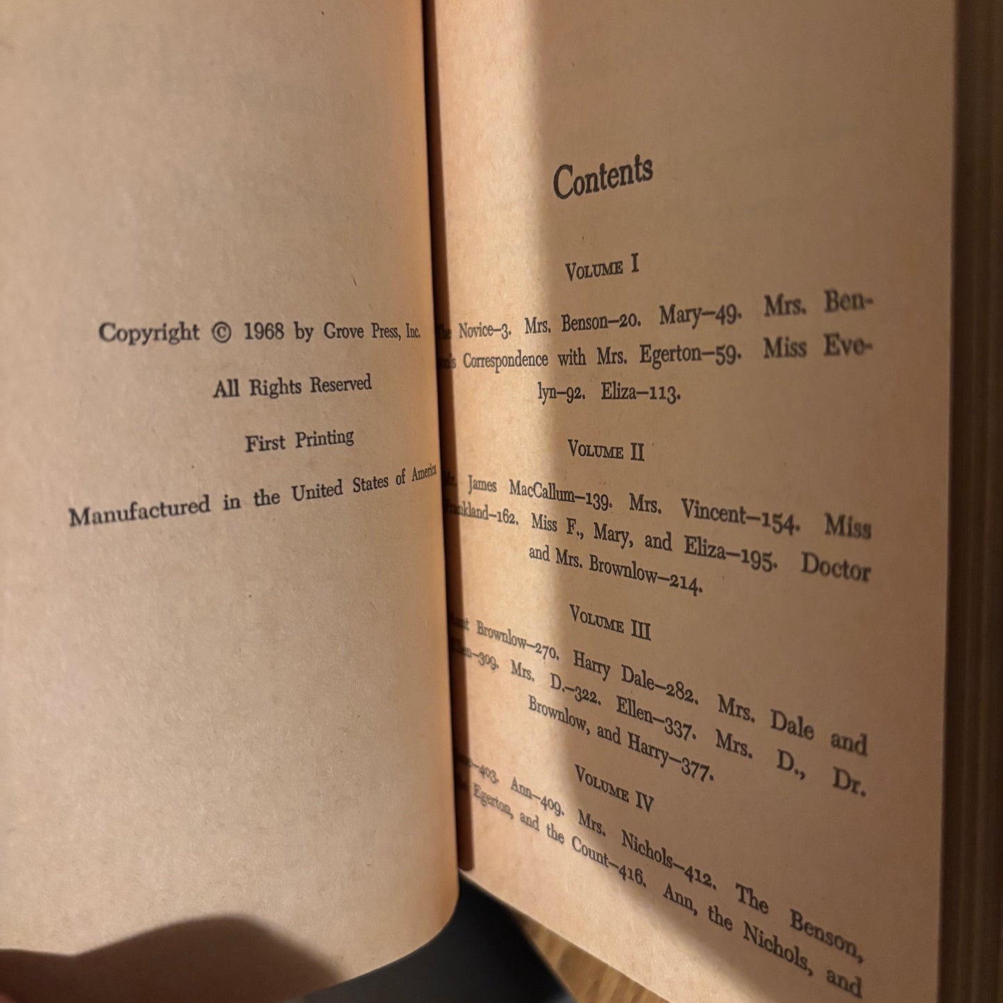 Anonymous - Romance of Lust or Early Experiences - First Edition Paperback