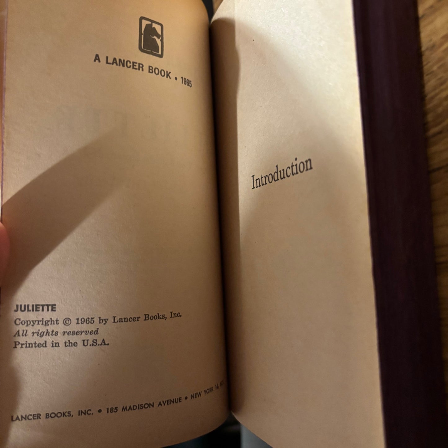 Marquis de Sade - Juliette - First Edition Paperbacks