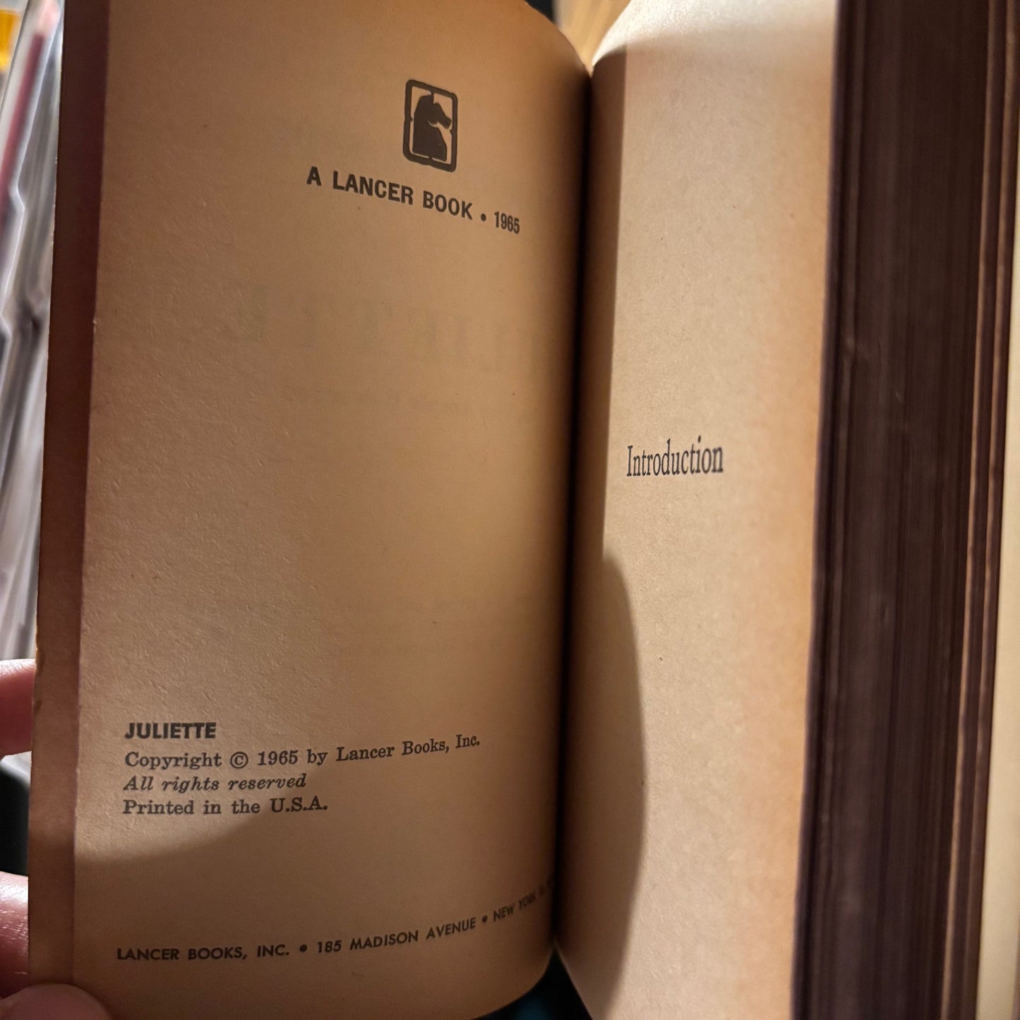 Marquis de Sade - Juliette - First Edition Paperbacks