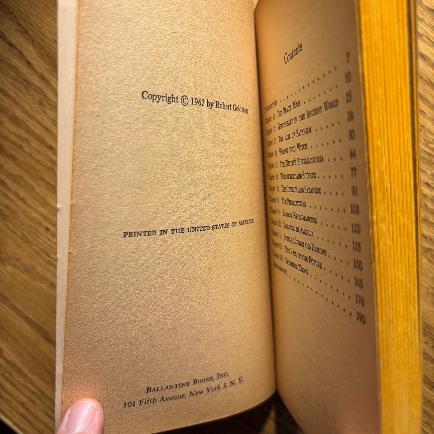 Robert Goldston - Satan's Disciples - First Edition