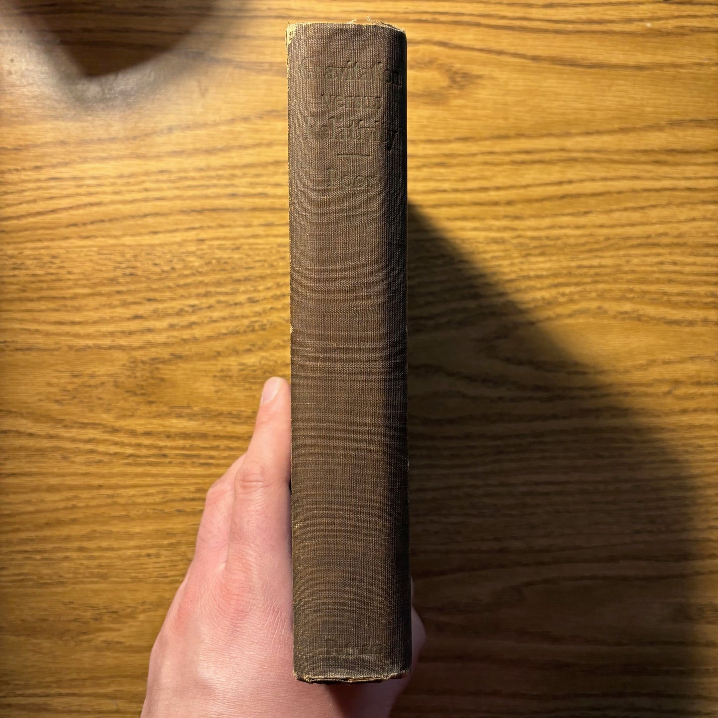 Charles Lane Poor - Gravitation Versus Relativity - Signed First Edition