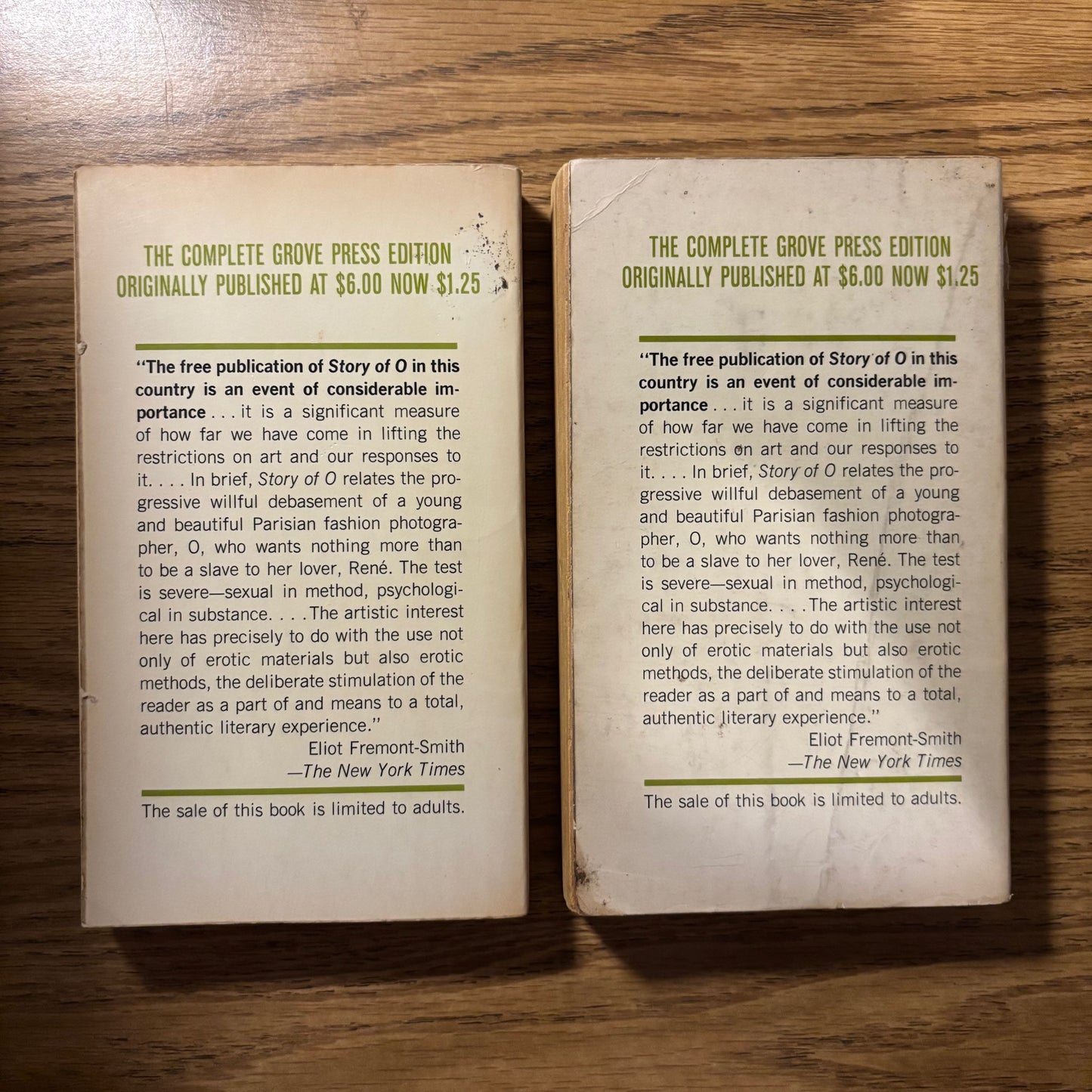 Pauline Reage - Story of O - First Edition Paperbacks