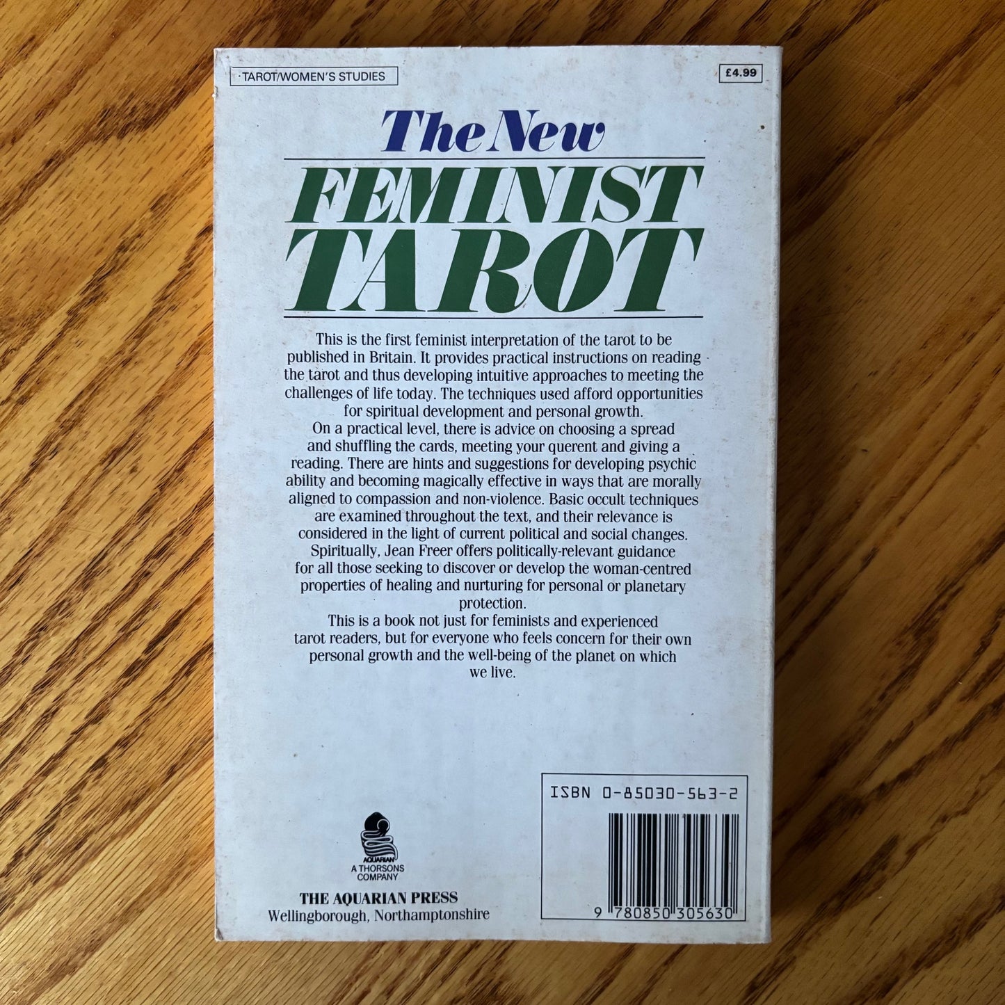 Jean Freer - The New Feminist Tarot