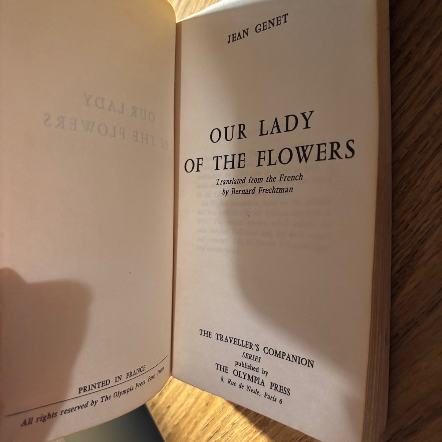 Jean Genet - Our Lady of the Flowers