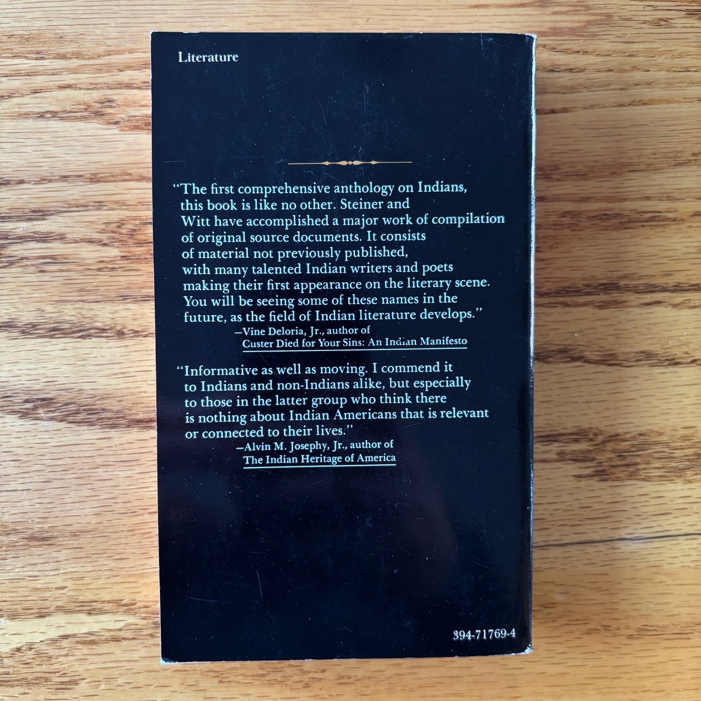 The Way: An Anthology of American Indian Literature