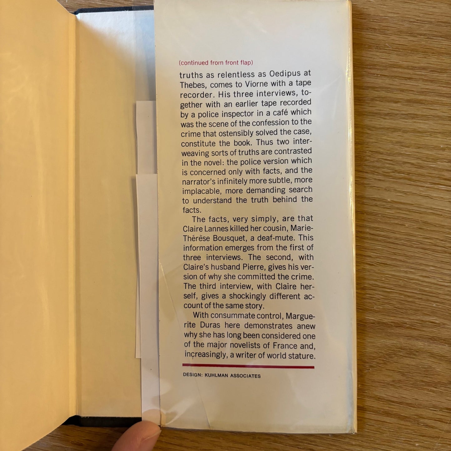 Marguerite Duras - L'Amante Anglaise - First Edition