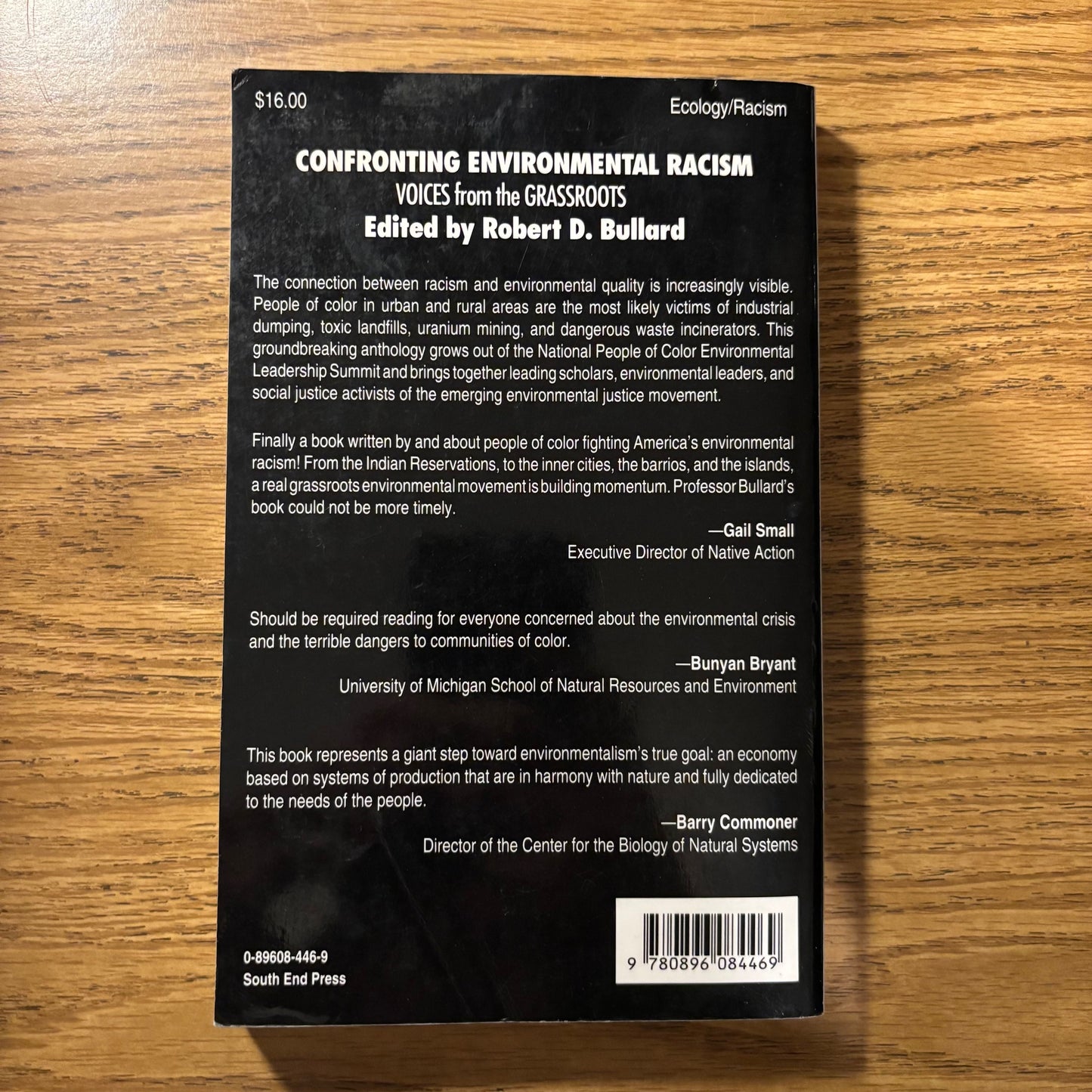 Robert D. Bullard, ed. - Confronting Environmental Racism: Voices from the Grassroots