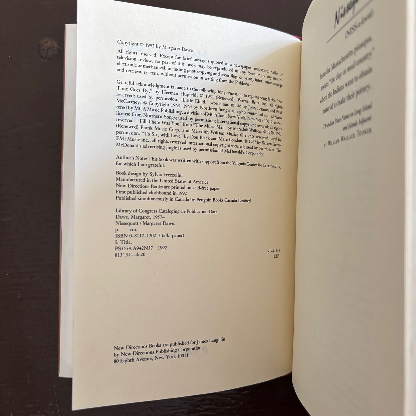 Margaret Dawe - Nissequott - First Edition