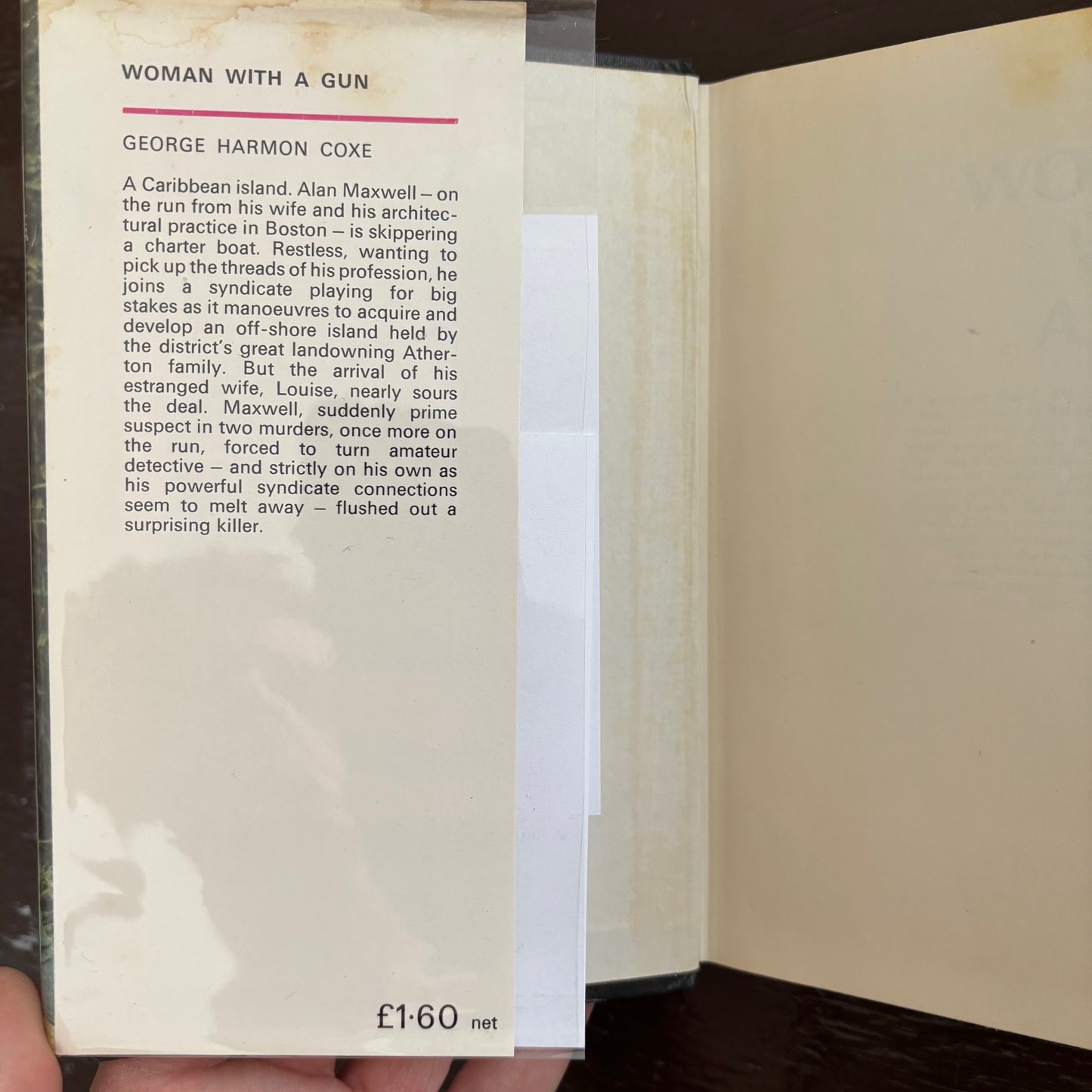 George Harmon Coxe - Woman With A Gun - Coxe's Personal Copy