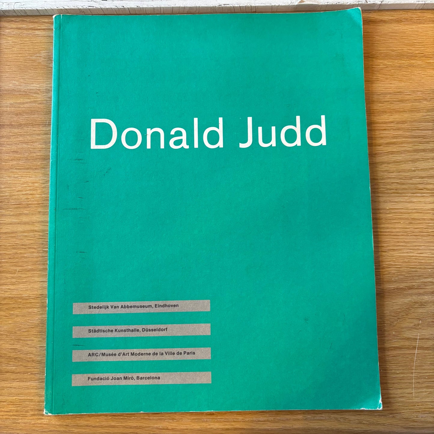 Donald Judd (Stedelijk Van Abbemuseum, 1987)