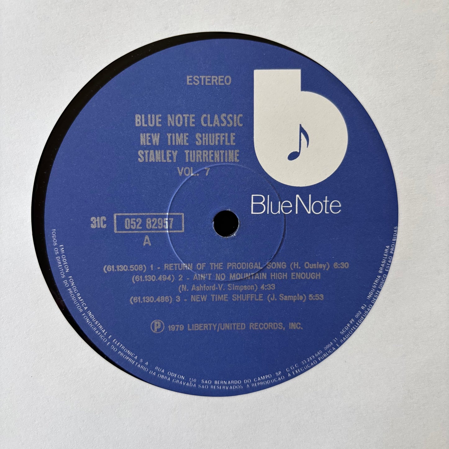 Stanley Turrentine - New Time Shuffle - Brazilian Pressing