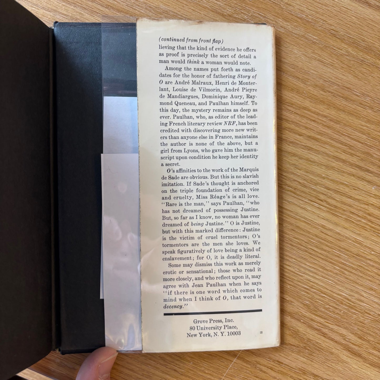 Pauline Reage - Story of O - First Edition Second Printing