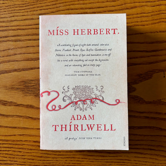 Adam Thirlwell - Miss Herbert / Vladimir Nabokov - Mademoiselle O