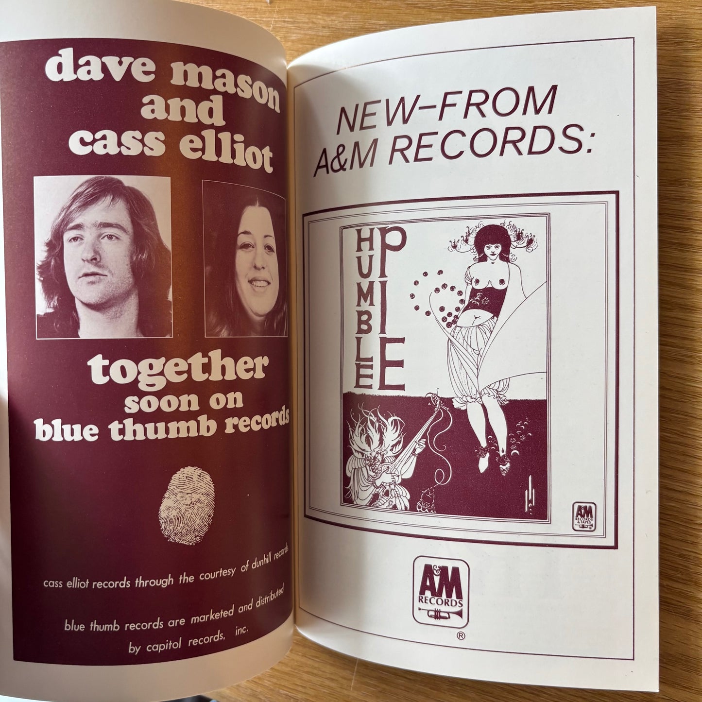 Fillmore East - October 1970 Concert Program