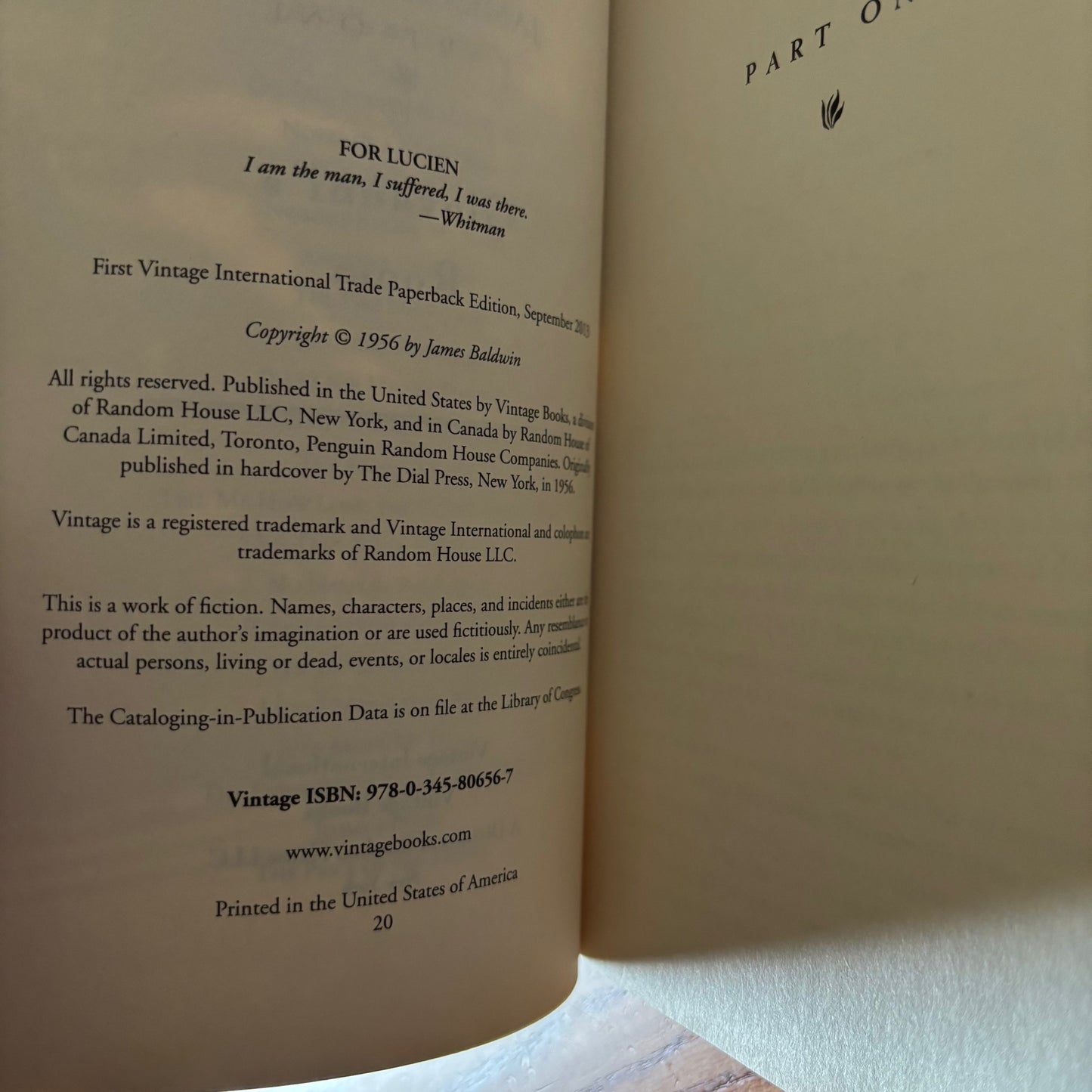 James Baldwin - Giovanni's Room