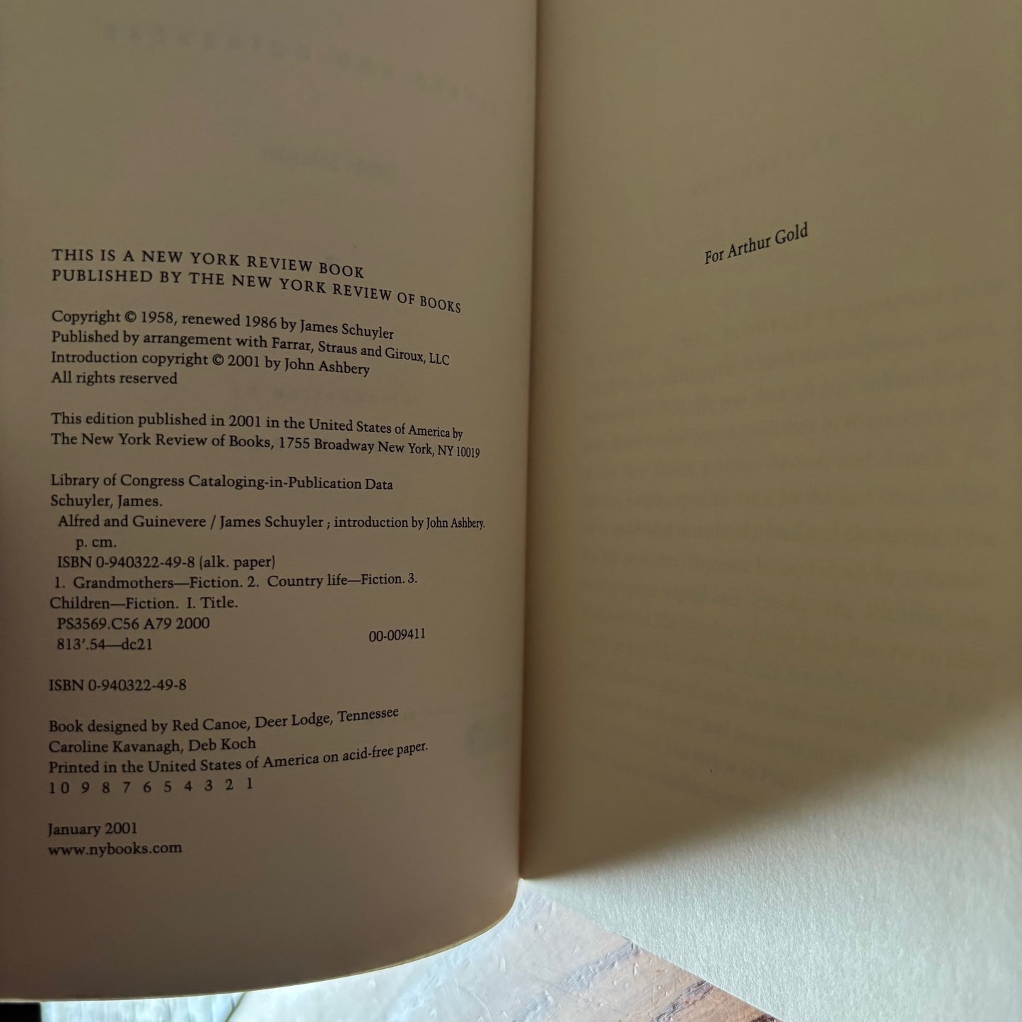 James Schuyler - Alfred and Guinevere