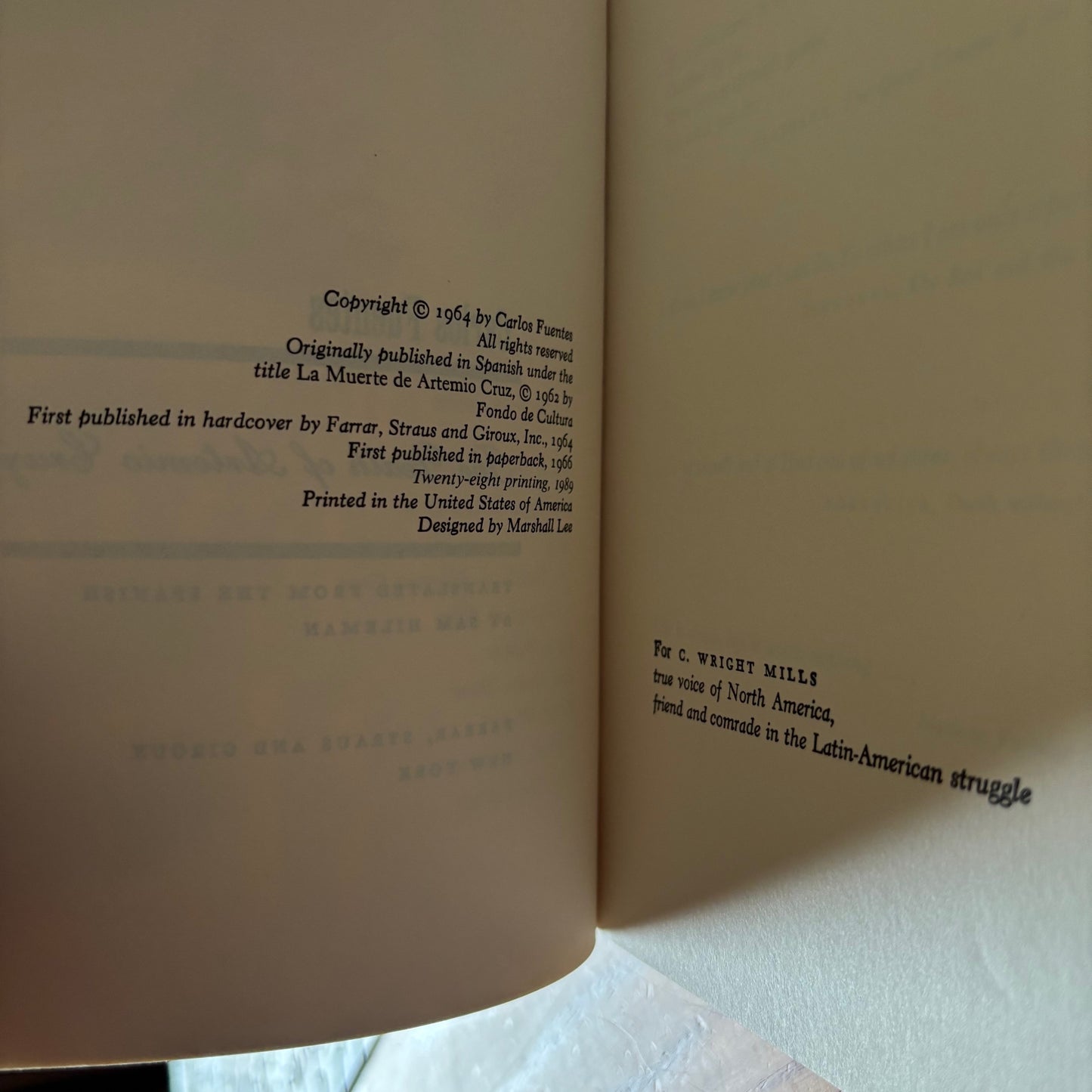 Carlos Fuentes - The Death of Artemio Cruz