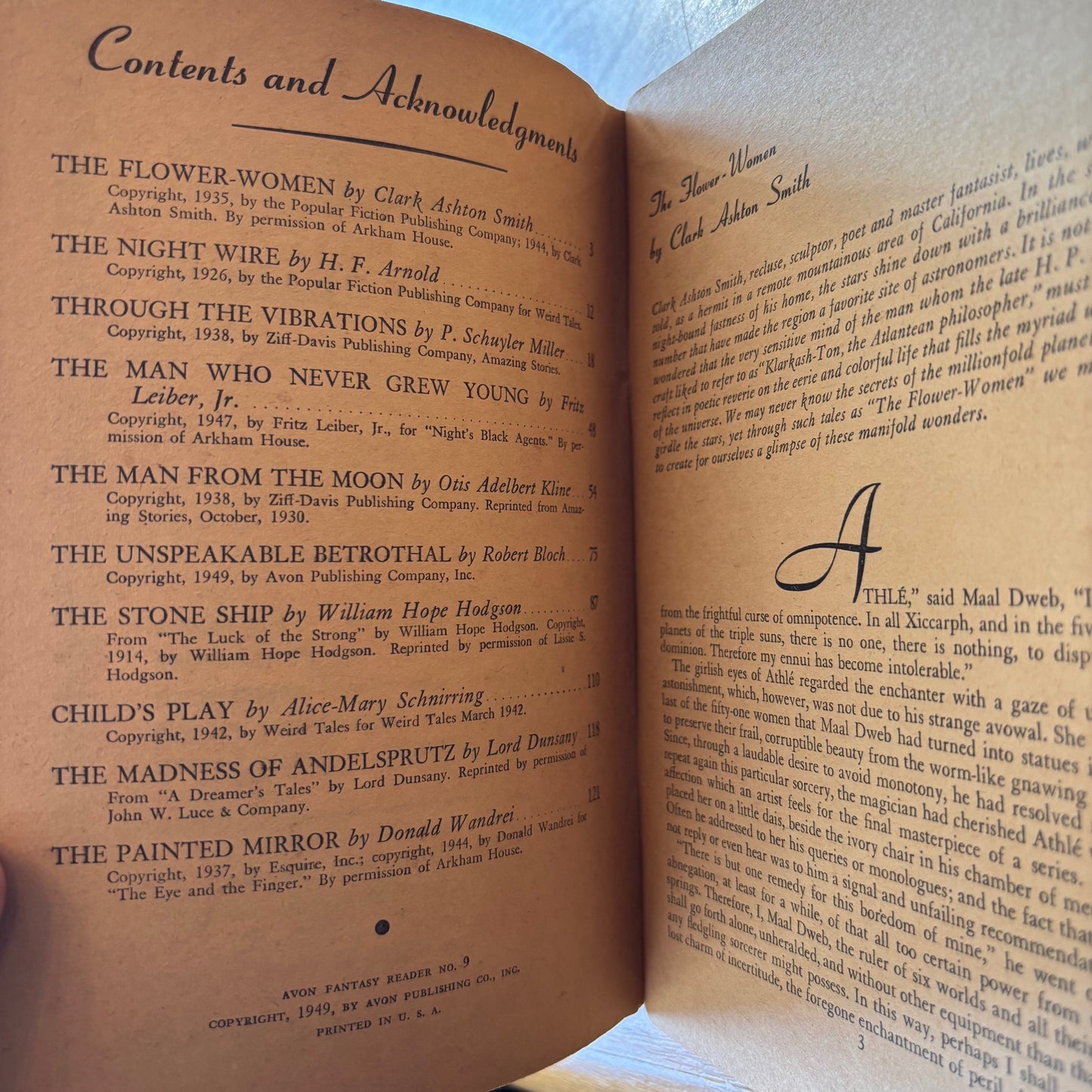 Donald A. Wollheim, ed. - Avon Fantasy Reader No. 9